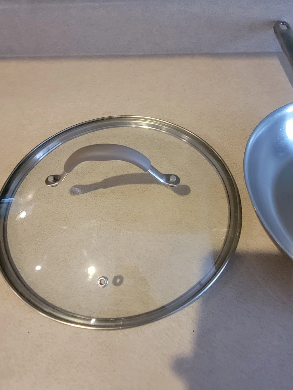 Tramontina 18/10 Stainless Steel 26cm (10”) Frying Pan / Skillet W/Lid